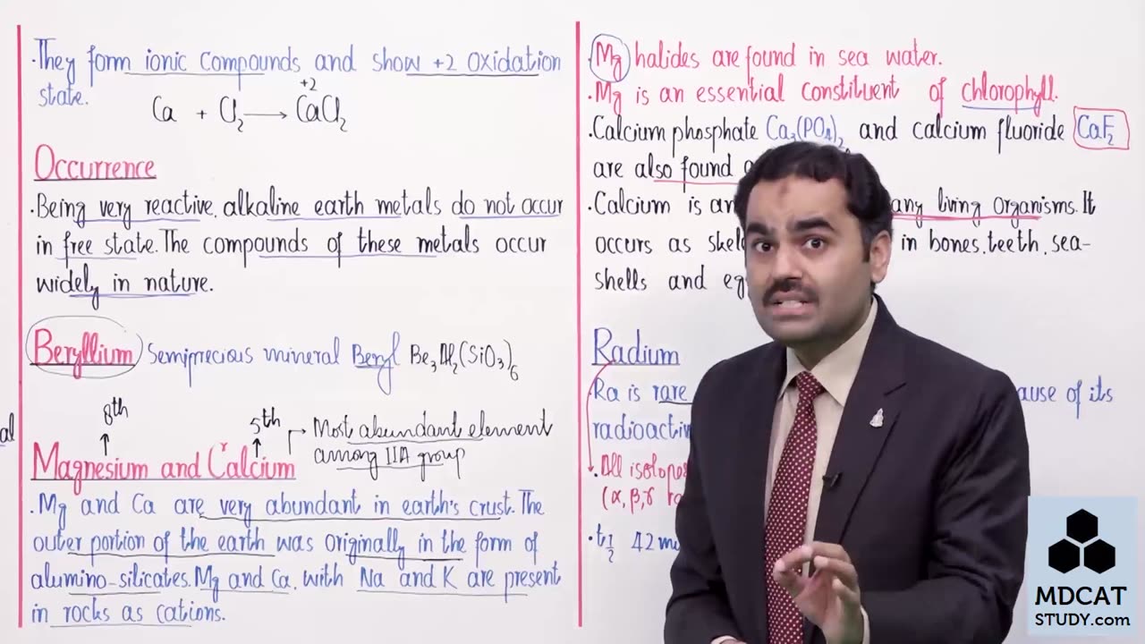 LEC#2 ALKALINE EARTH METALS