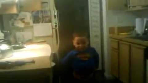 Superman with innocence