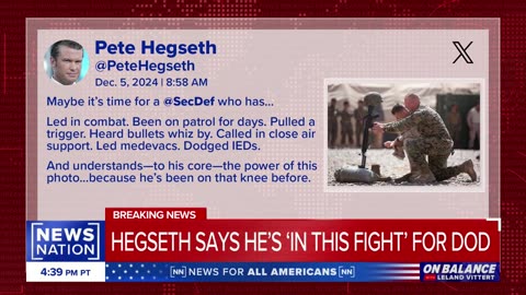 Will Pete Hegseth actually get confirmed to secretary of defense role? | On Balance