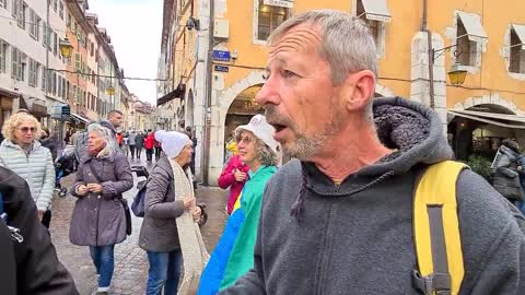 Manifestation Annecy le 30 10 2021