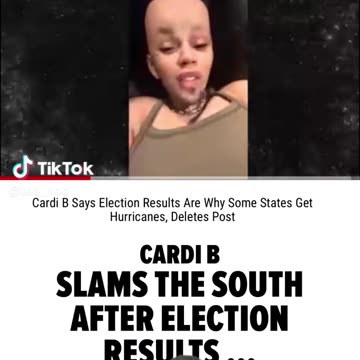 Cardi B Slams 'The South' Over Election Results!