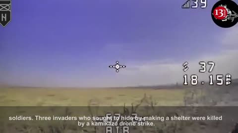 Kamikaze drone wakes up a Russian sleeping in his "nest”
