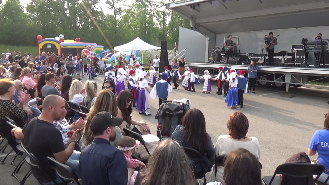 Opa! Dancers, K-1, Part 2, Troy St Nick's Opa! Fest, Troy, MI, 6/16/2023