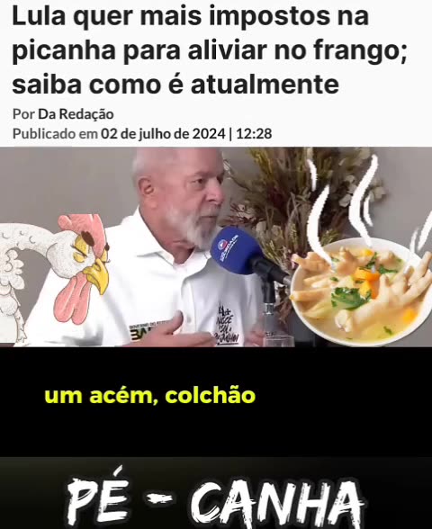 PÉ - CANHA DO LULADRÃO