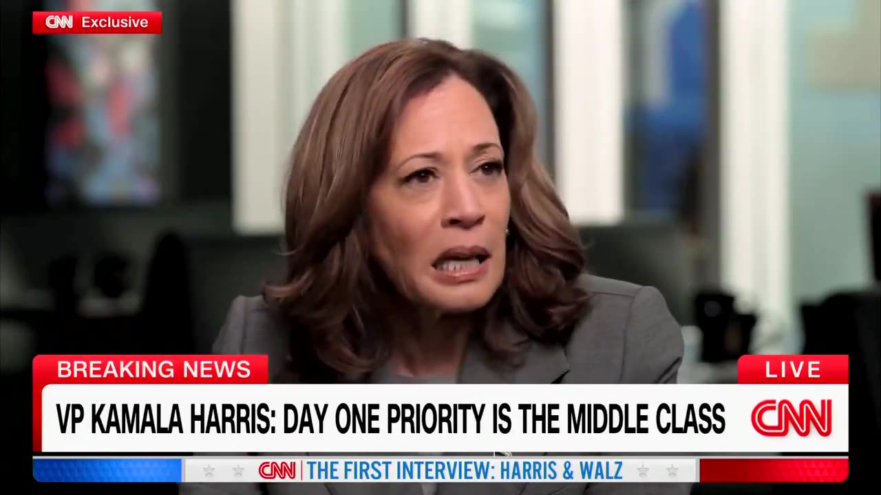 Kamala Harris Delivers Long-Winded, Vague Answer When Asked About Day One Goals