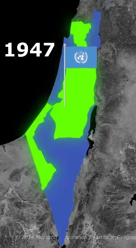 ⚠️ Israeli Land Grab of Palestine Visualized - Infographics
