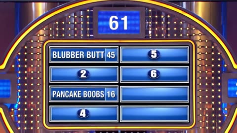 Marriage destruction on Family Feud!