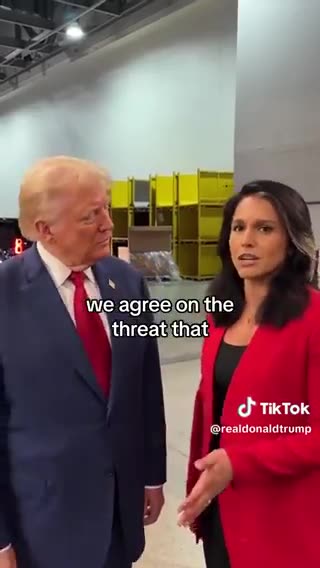 Donald Trump has shared a fresh video on TikTok featuring Tulsi Gabbard.