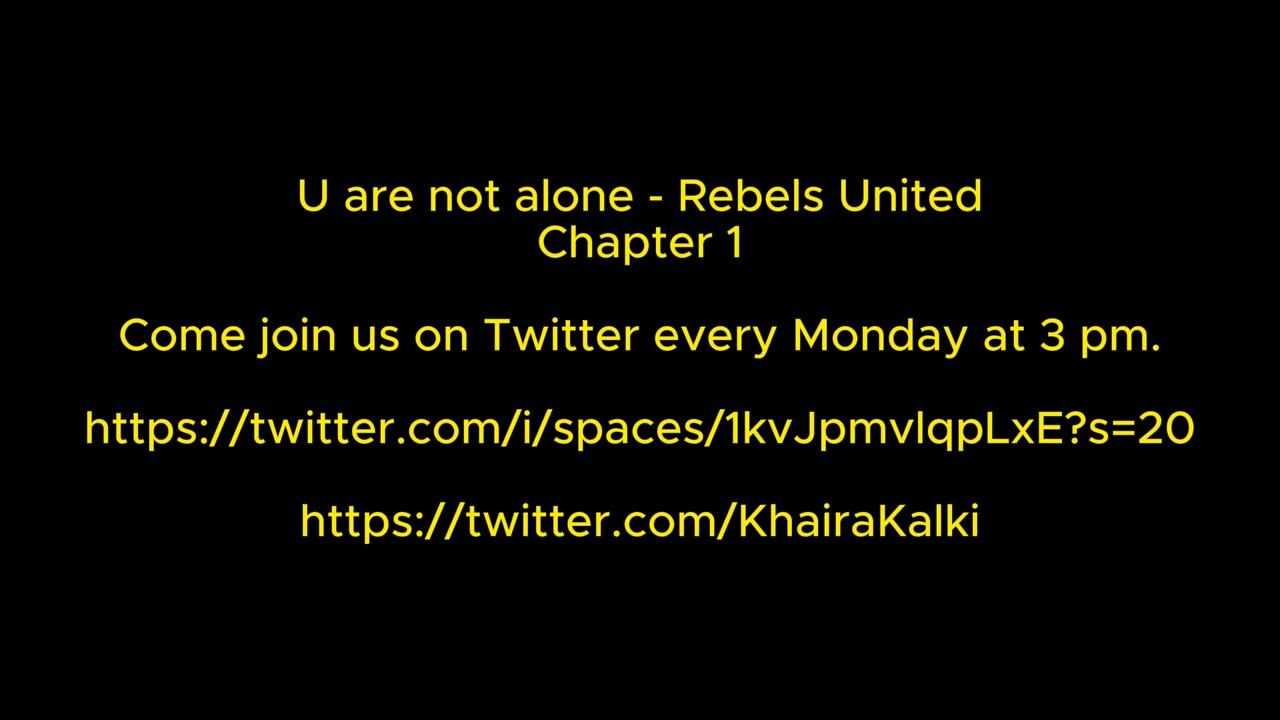 U are not alone - Rebels United Chapter 1