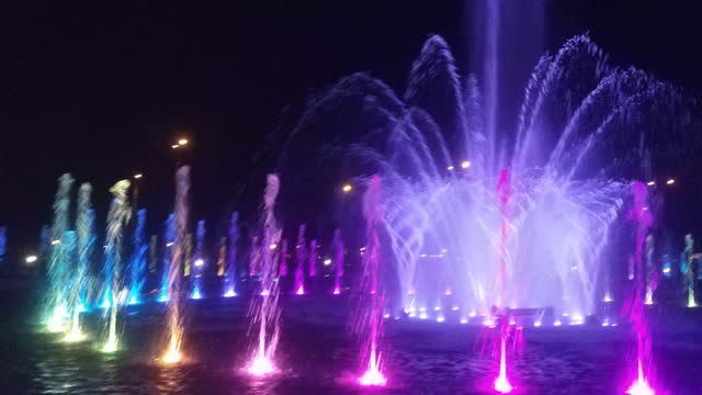 evening fountains