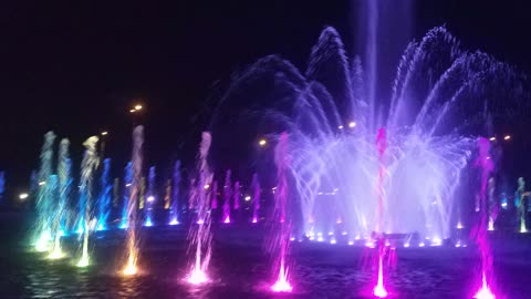 evening fountains