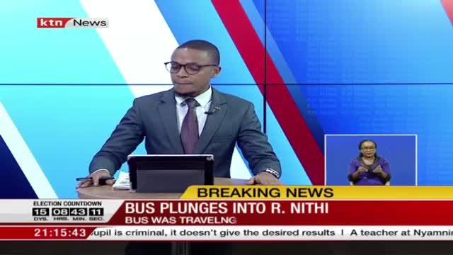 BREAKING NEWS- Several people feared dead after a Modern Coast bus plunged into River Nithi
