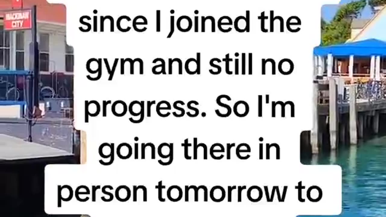 Time to go to the gym