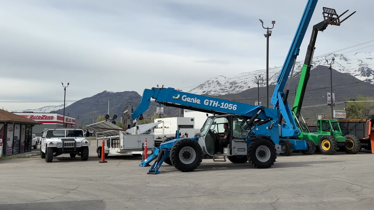 Telehandler Forklift 2008 Genie GTH-1056 4x4x4 10,000 LB 56' Reach Diesel Telescopic Fork Lift