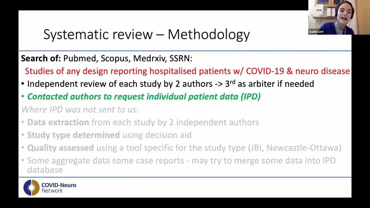 Covid Neuro Network - Pooling global data on NeuroCOVID