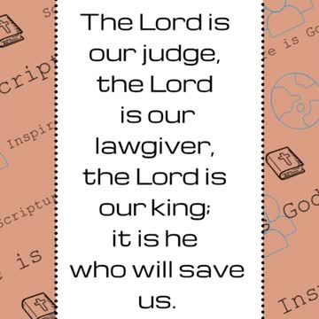 #shorts #verseoftheday #ytshorts Isaiah 33:22