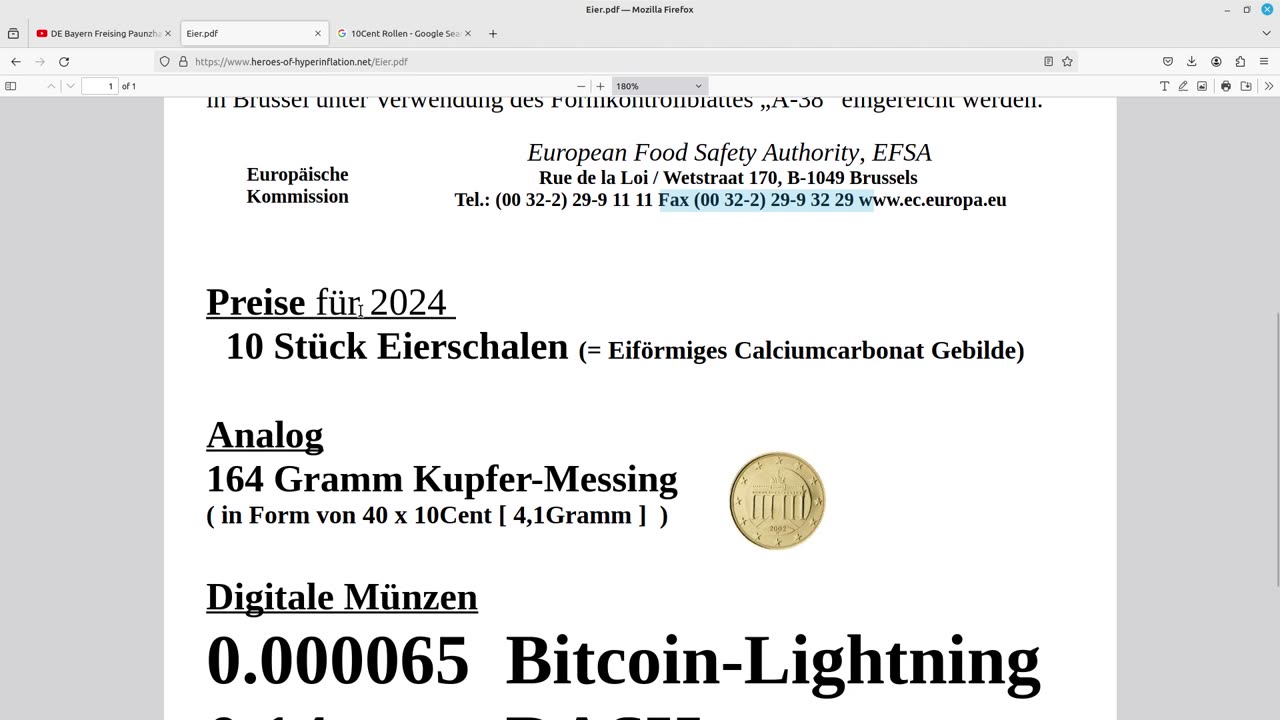 täglich frische Eierschalen ab Hof für Monero Bitcoin und Dash