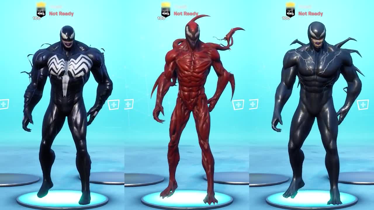 Eddie Brock vs Venom vs Carnage in Fortnite Battle Royale