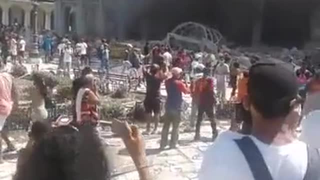 Cuban Hotel Gets Destroyed In Big Explosion