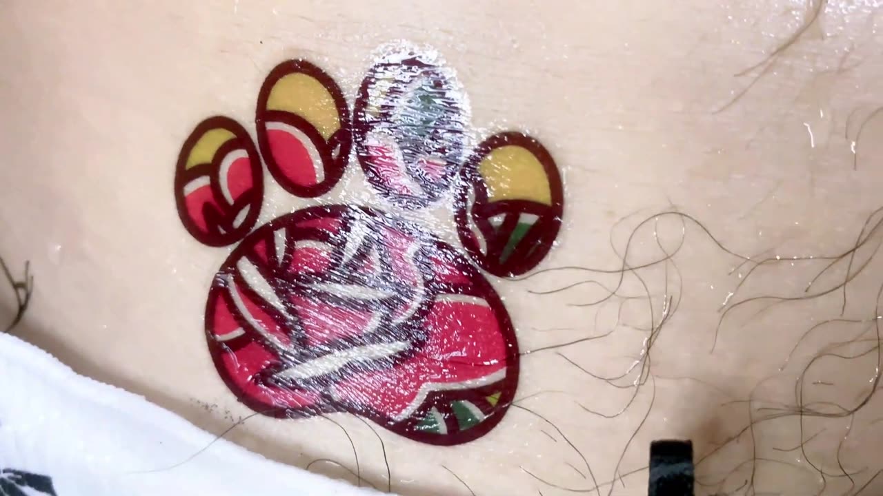 TEMPORARY TATTOOS Dog paw magic tattoo