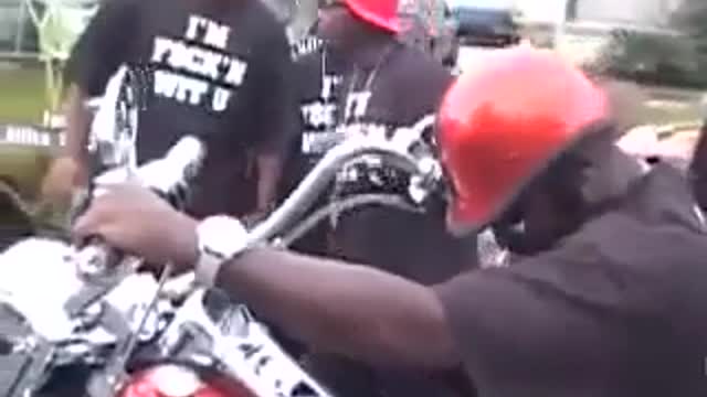 Young Buck Falls Off Motorcycle - Full Clip