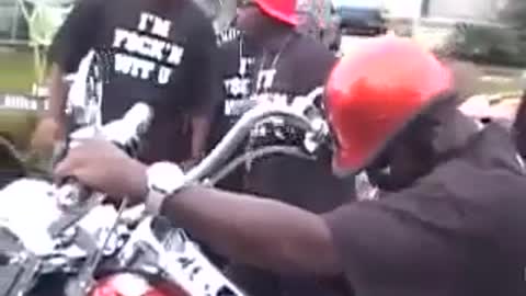 Young Buck Falls Off Motorcycle - Full Clip