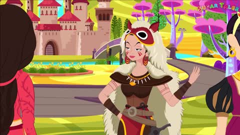 THE WOLF PRINCESS || PRINCESSES LAND || Nonu Cartoon For Enterainment IN ENGLISH