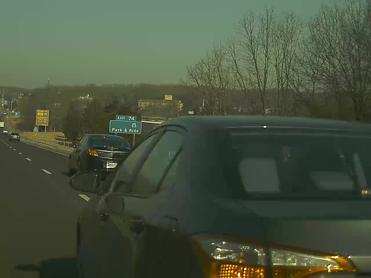 Car's Autopilot Prevents Potential Crash