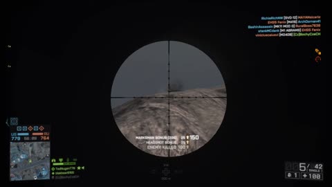 Battlefield 4-3 Head Shots In A Row