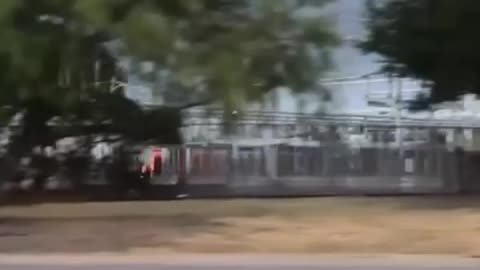 Fire at an electrical substation in Irving, Texas.