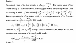 Exam FM exercise for February 22, 2022