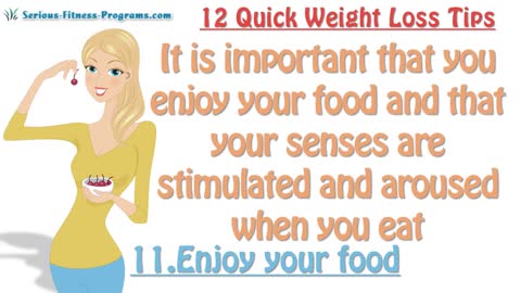 Weight loss tips and tricks