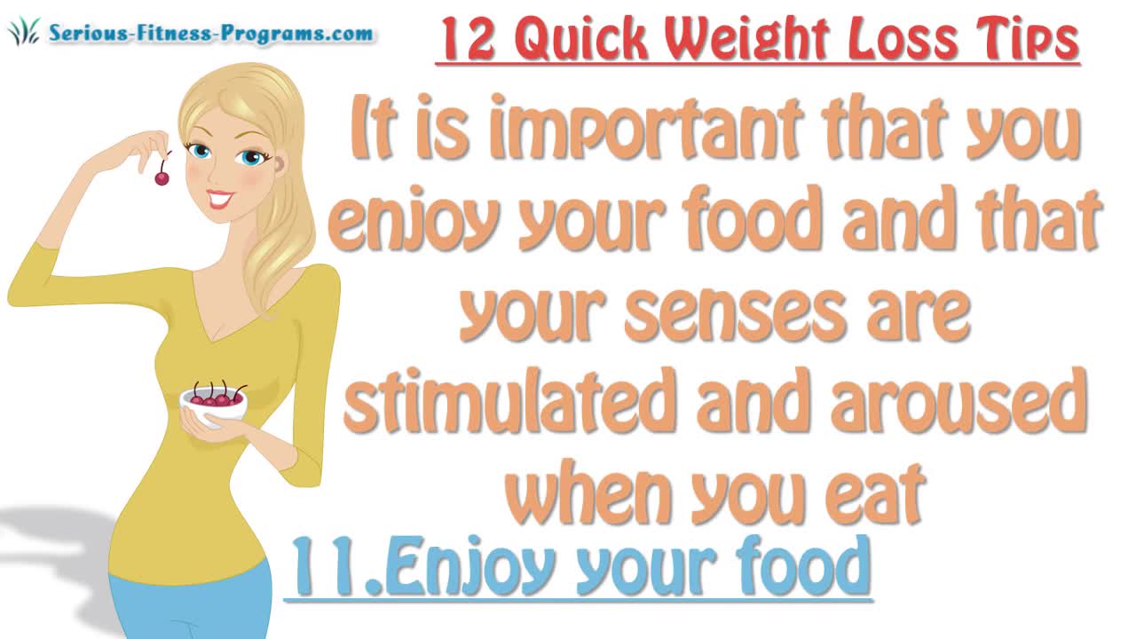 Weight loss tips and tricks