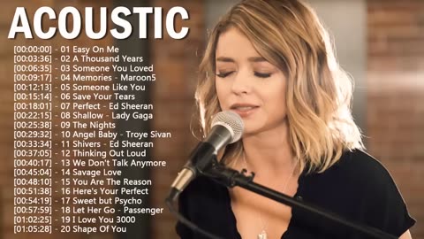 Acoustic Love Songs 2023 - Top English Acoustic Cover Songs - Guitar Acoustic Songs Playlist