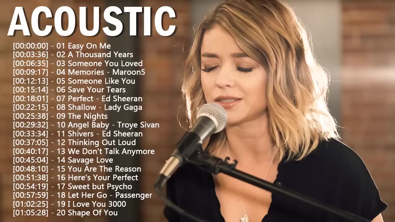 Acoustic Love Songs 2023 - Top English Acoustic Cover Songs - Guitar Acoustic Songs Playlist