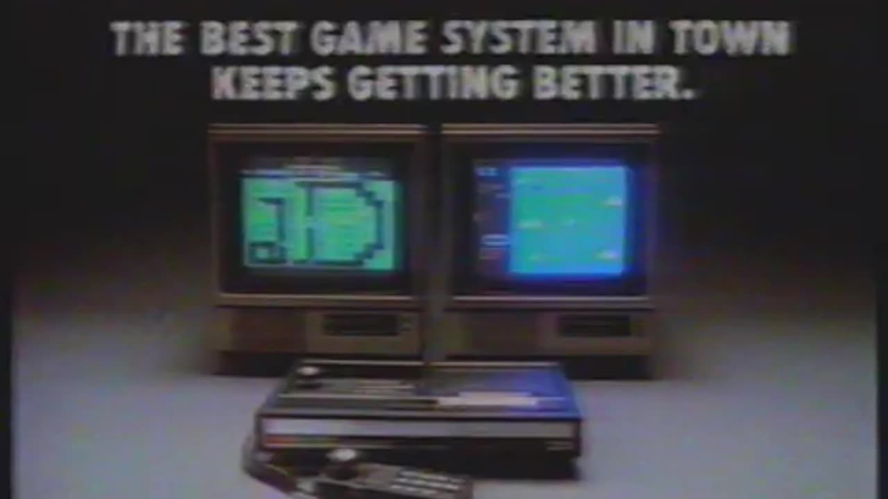 ColecoVision TV Commercial from 1982 feat. Time Pilot and Mr. Do