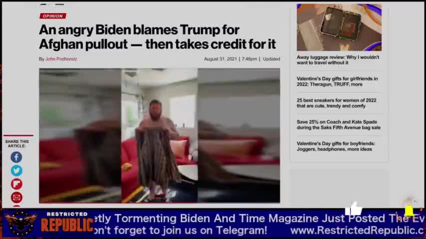 Double Cross! Trump's Been Secretly Tormenting Biden And Time Magazine Just Posted The Evidence!