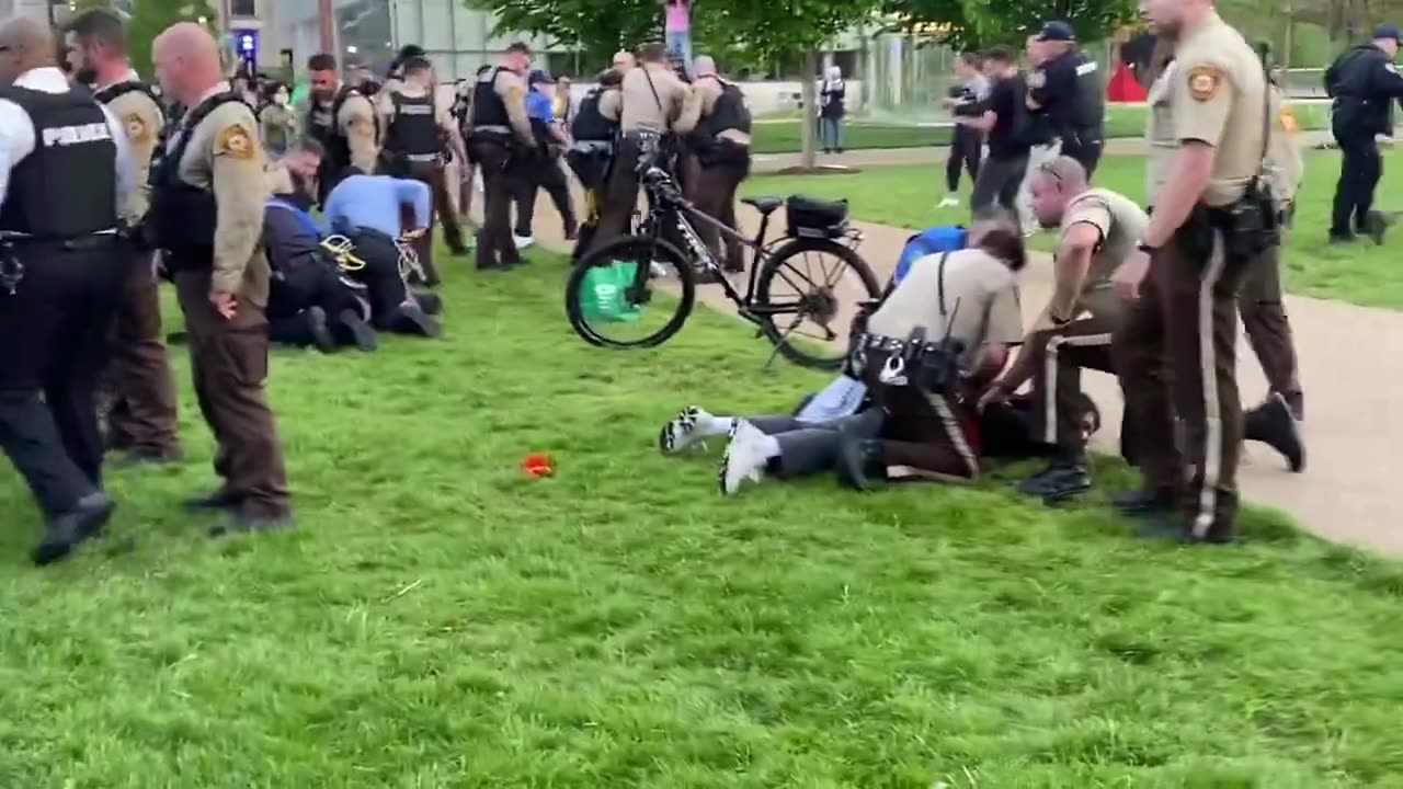 Green Party Candidate Jill Stein Arrested At Campus Protest in St. Louis