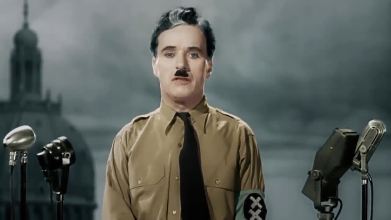 Color version of Charlie Chaplin's speech from The Great Dictator 1940