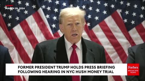 BREAKING NEWS: Trump Speaks Out After NYC Hush Money Trial Hearing, Appeals Court Bond Victory