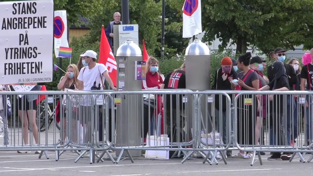 Part 1 Freeedom Of Speach versus Antifa Lillestrøm 1.8.2020