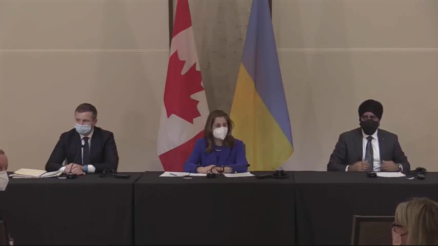 Finance Minister Chrystia Freeland on Ukraine conflict, Russia's G20 membership – April 22, 2022