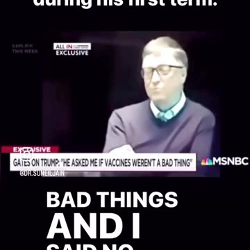 Investigate Vaccines …“That’d be a bad thing don’t do it”