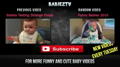 10 babies experiencing things for first time