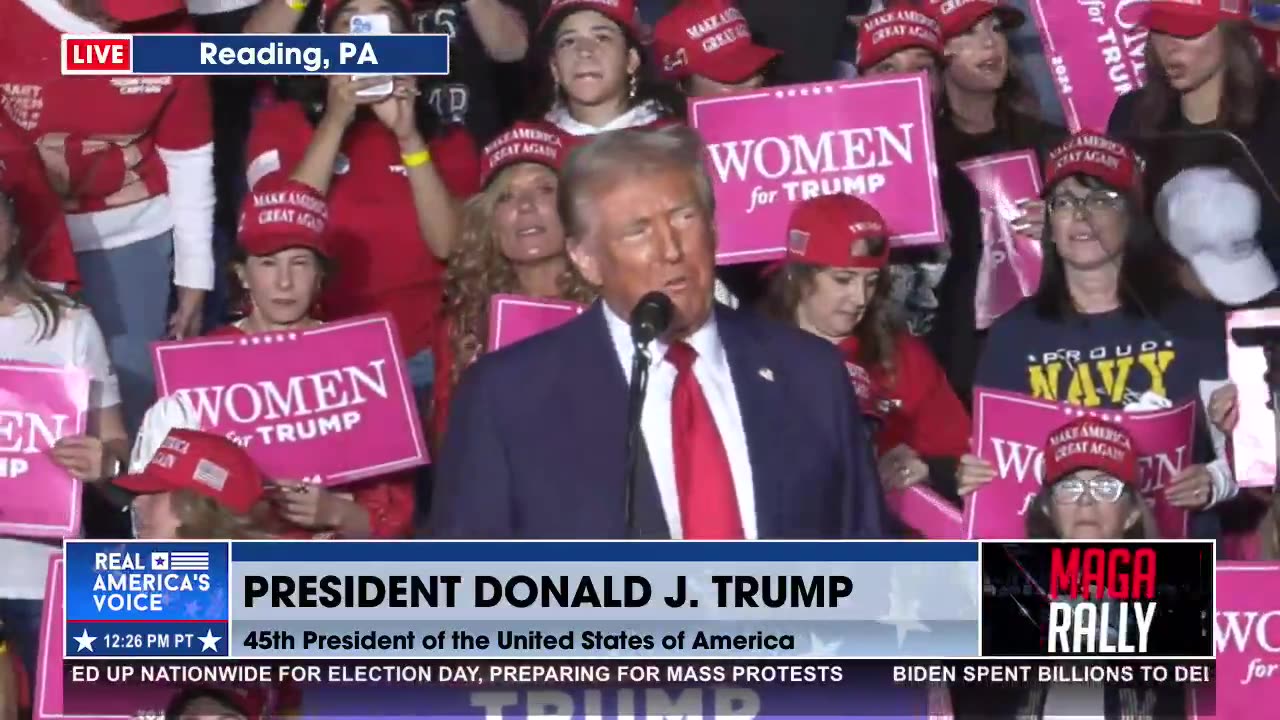 CROWD ERUPTS FOR TRUMP!