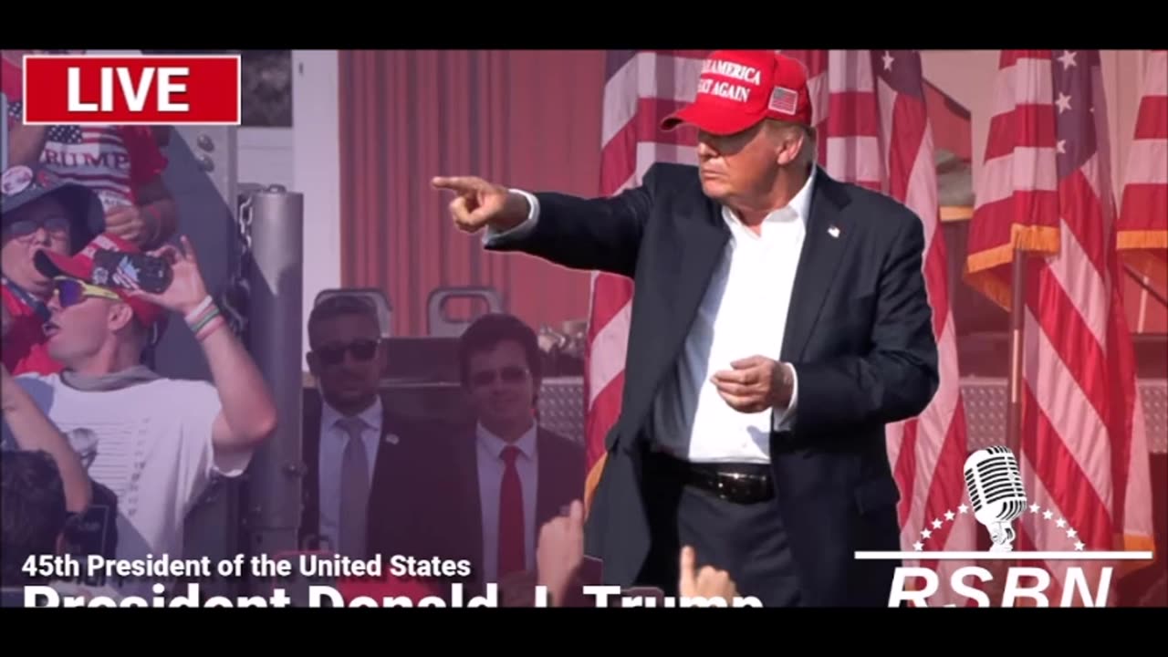 President Trump Returns for a Historic Rally in Butler, Pennsylvania - 10/5/24