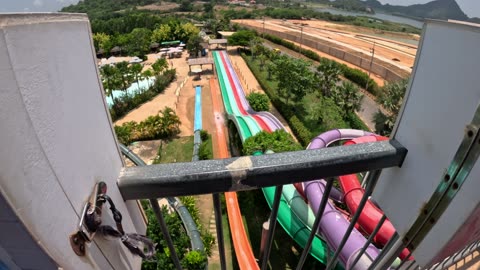 Waterpark with a russian girl