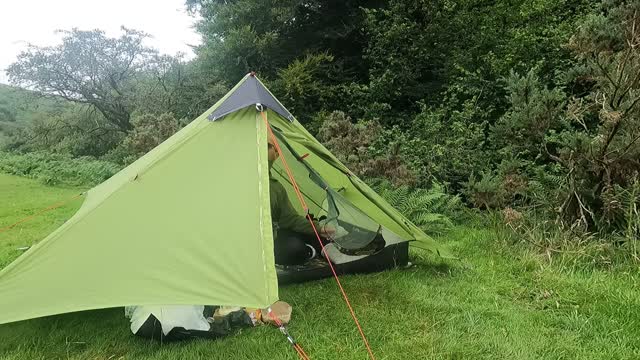 Opening the Lanshan 2 from the inside