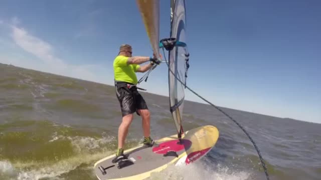 Windsurfing fun