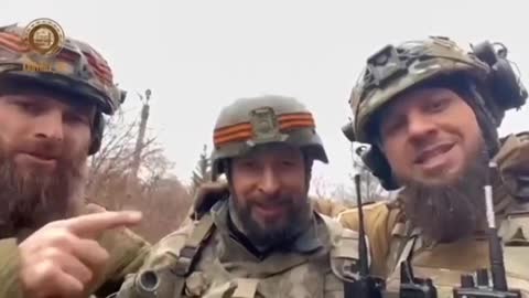 Chechen units in Ukraine.